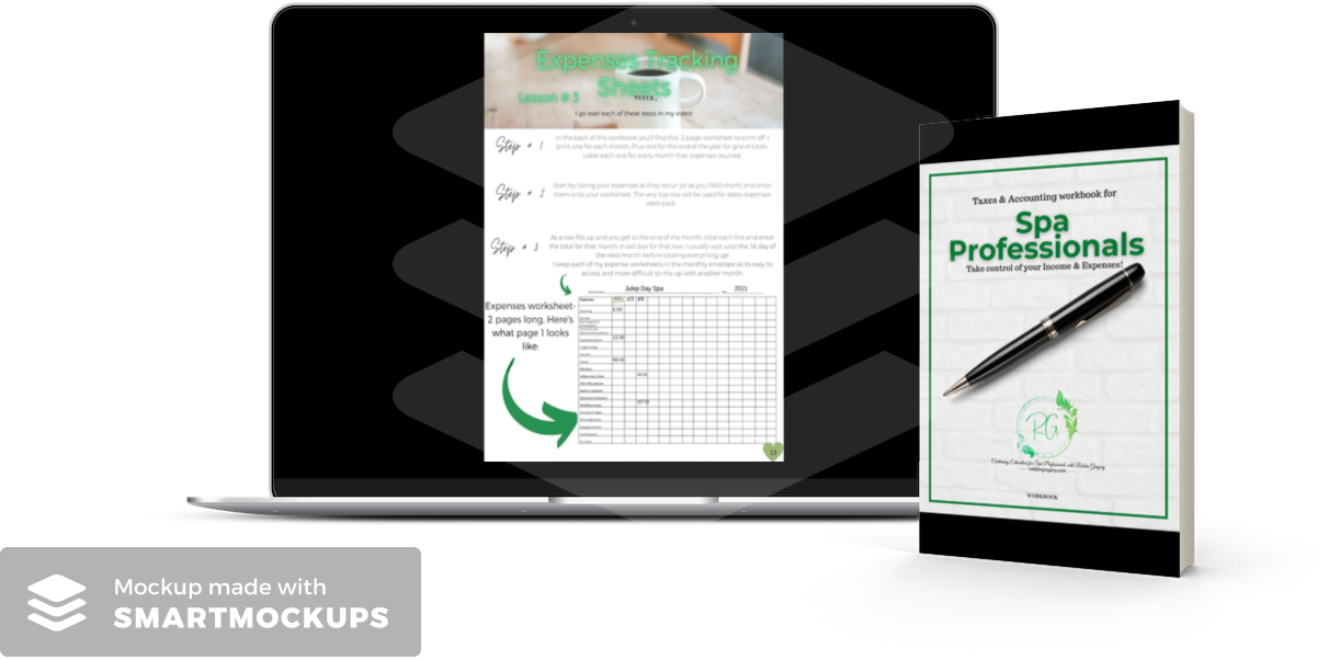 7 page Tax Worksheets set for Expenses & Income! Be ready for Year End!