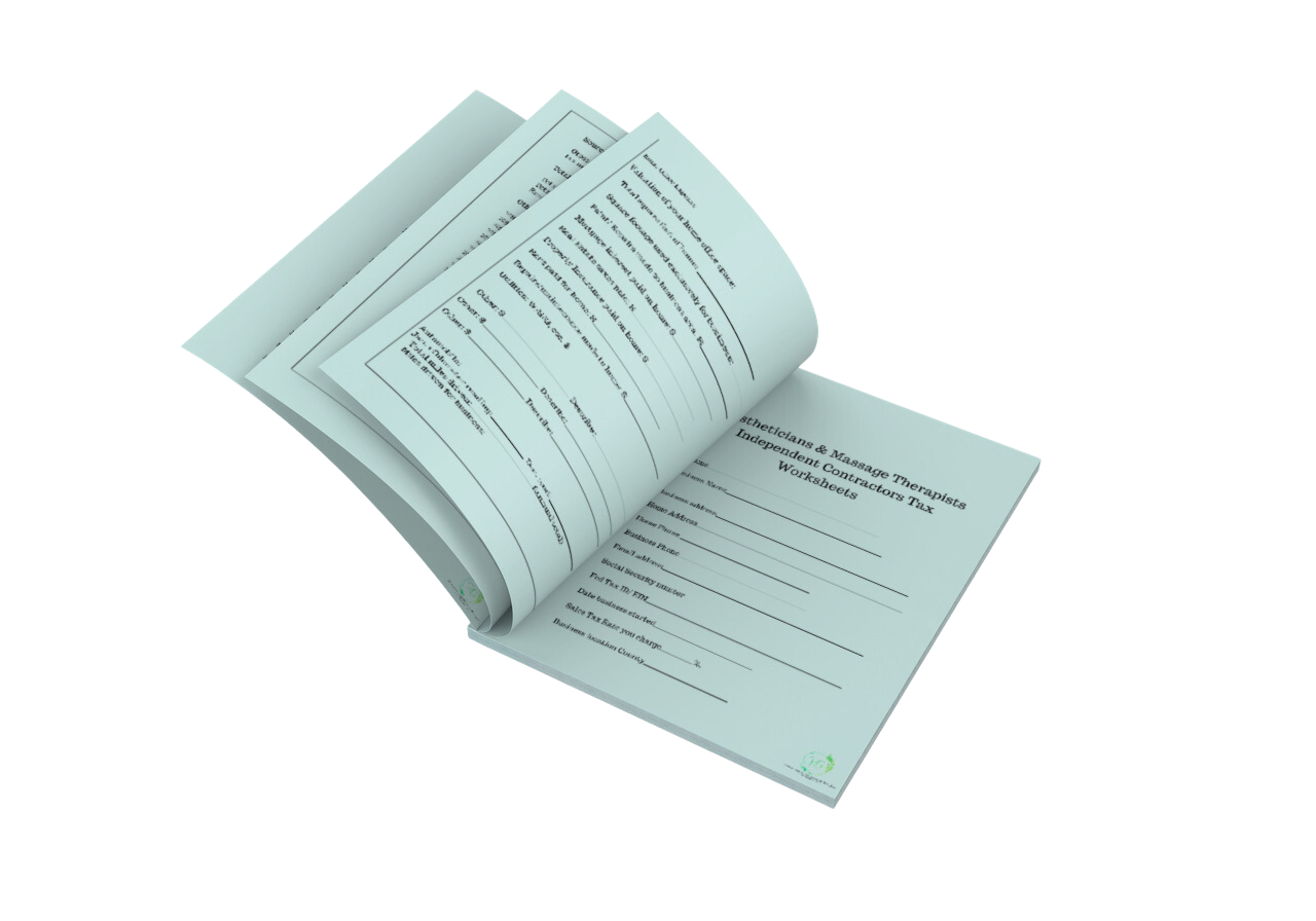 7 page Tax Worksheets set for Expenses & Income! Be ready for Year End!